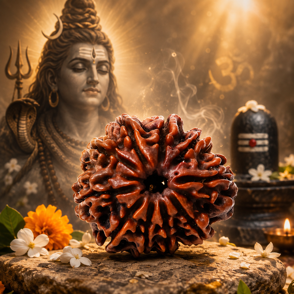 10 Mukhi Nepali Certified Rudraksha