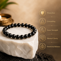 Premium Natural Black Obsidian Bracelet