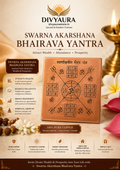 Swarna Akarshana Bhairava Yantra – 2x2 Inch Pure Copper Yantra for Wealth, Prosperity & Vastu
