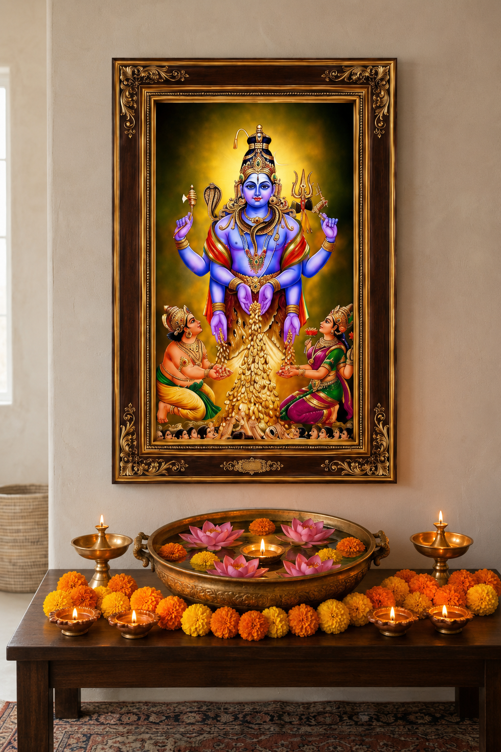 Swarna Akarshana Bhairav Vastu Frame – Certified Divine Frame